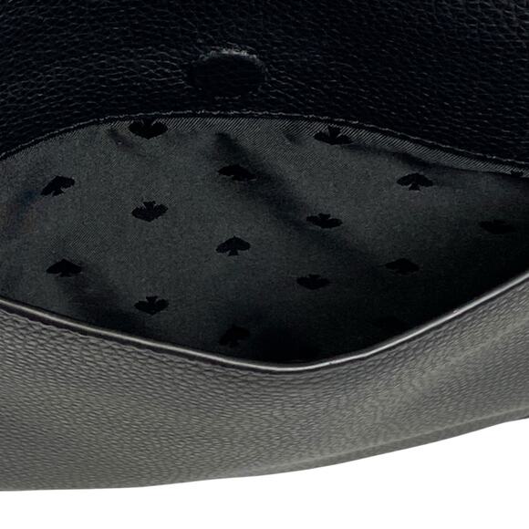 Kate Spade Orchard Street Hemsley Black Pebbled Leather Crossbody With Tassel - Picture 8 of 9